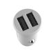 4. Baseus Grain Autoladegerät CCALL-ML02 Mini-Ladegerät 2x USB-A 3,1A - Weiß