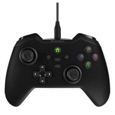 Mangan 300 Schwarzes kabelgebundenes Gaming-Gamepad