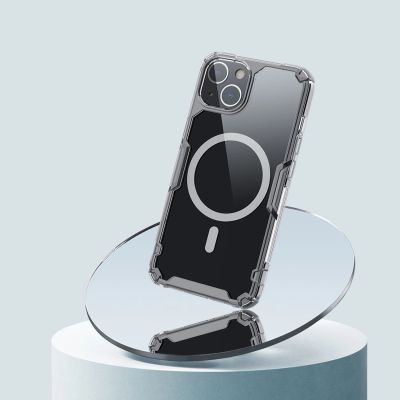 10. Nillkin Nature Pro Magnetische Hülle iPhone 14 Plus magnetische Hülle MagSafe blau