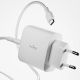 7. Puro Daily Prolite 45W USB-C USB-A Power Delivery Ladegerät mit USB-C Kabel - Weiß