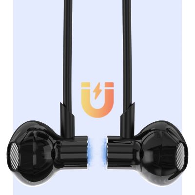 10. Dudao U5 Max Bluetooth-Kopfhörer mit Nackenbügel, kabellos, Schwarz