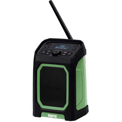 4. Imperial DABMAN OR 5 mobiles DAB+/FM-Breitradio Tragbares Digitalradio Schwarz, Grün