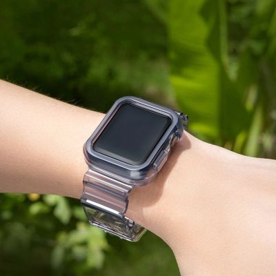 3. Silikonband Armband Armband Gehäuseband Lichtset Für Apple Watch 38mm - Schwarz