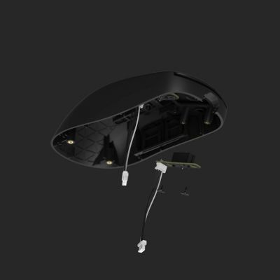 10. Endgame Gear OP1we Gaming-Maus, rechte Seite, USB Typ-A, optisch, 19000 DPI