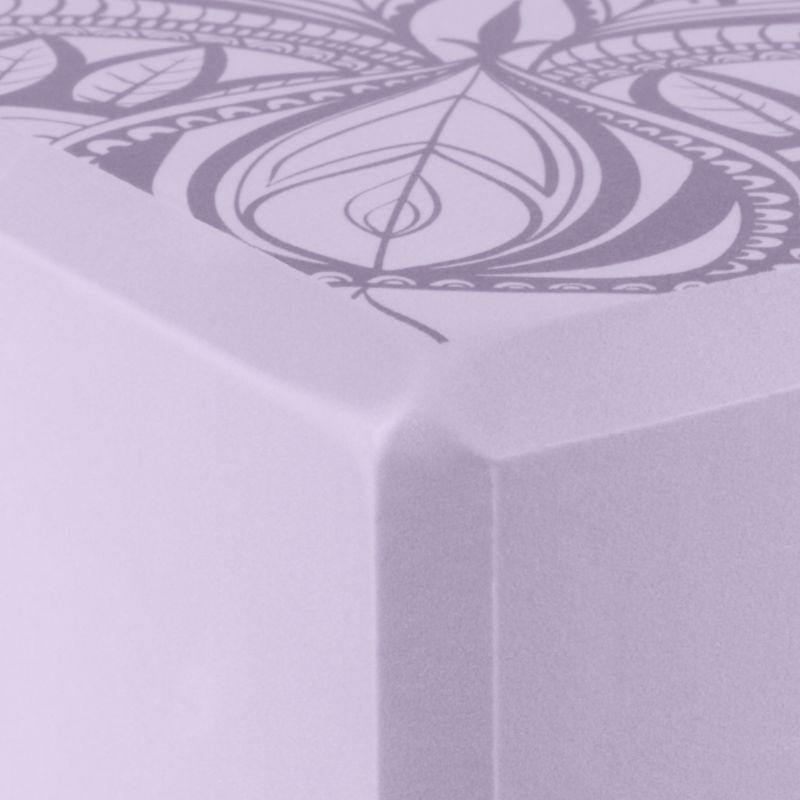 10. GAIAM Lilac Point Foam Yoga Cube 63748