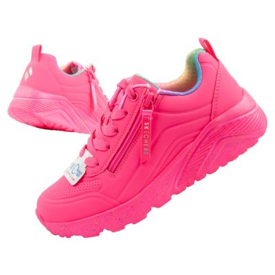 Skechers Uno Lite Kinder-Sportschuhe, rosa, bequem