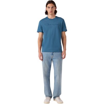 5. Champion Kurzarm-T-Shirt für Herren, Blau, 222992 BS133