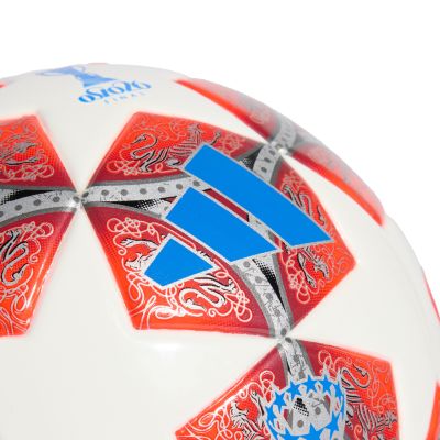 3. adidas UCL Damen 25/26 Final Mini-Fußball Rot und Weiß JW1327