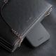 5. 3mk Hardy Apple Seidenleder MagCase für Apple iPhone 16 - Schwarz