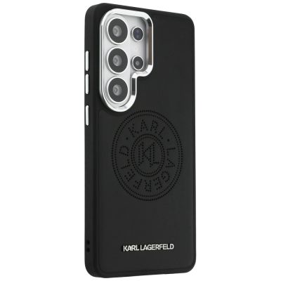 4. Karl Lagerfeld Perforierte KL MagSafe Hülle für Samsung Galaxy S26 Ultra - Schwarz