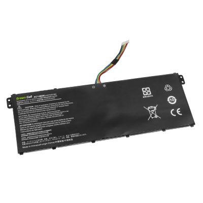 5. GREEN CELL AKKU AC72 AC14B8K AC14B3K FÜR ACER ASPIRE 5 A515 R15 R5-571T SPIN SP315 SP513 2100 mAh 15,2 V