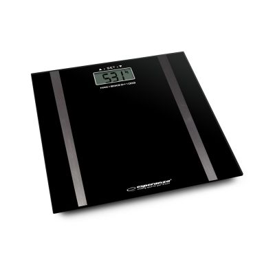 9. Esperanza SAMBA EBS018K Badezimmerwaage (schwarz)