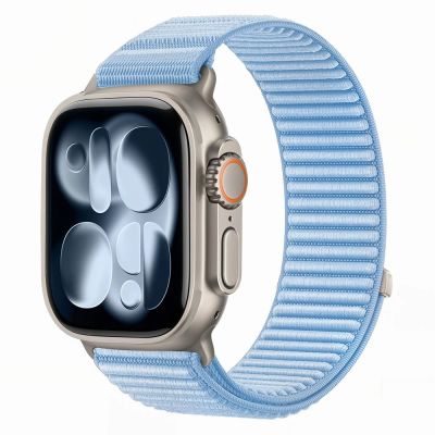 Tech-Protect NylonLoop Armband für Apple Watch 40 / 41 / 42 mm – Hellblau