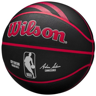 3. Wilson NBA Team City Collector Chicago Bulls Basketball WZ4024105XB