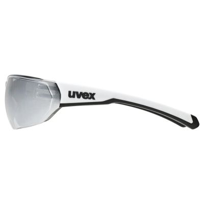 2. UVEX Equate Radbrille, weiß matt/mir.silber