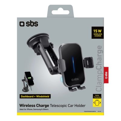 6. SBS TESUPEXTWIR15W 15W kabelloser Ladegeräthalter – Schwarz