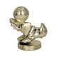 3. Goldene Plastikfigur