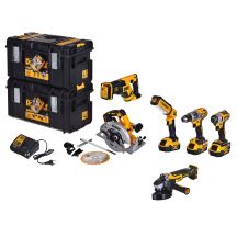 DEWALT DCK623P3-QW Elektrowerkzeug-Kombinationsset (DCF887+DCS367+DCG405+DCS570+DCD796+DCL050)