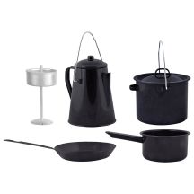 Esschert Design FF215 Campingküchenbesteck-Set Schwarz