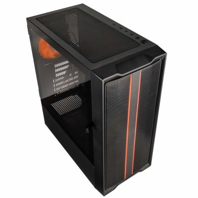 10. Kolink Inspire K12 ARGB Midi-Tower-Gehäuse – Schwarz