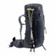 8. Deuter Aircontact Lite 40 + 10 Rucksack, schwarz/graphit