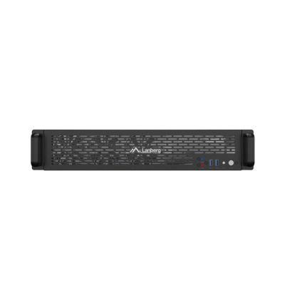 12. Lanberg SC01-5202-12B Modulares Rack-Servergehäuse (2 HE) 0 GB