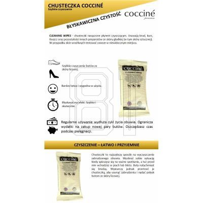 5. Coccine DA0337 Schuhreinigungstücher