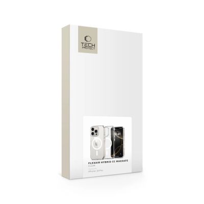 7. Tech-Protect Flexair Hybrid CC Magsafe Hülle für iPhone 16 Pro – transparent