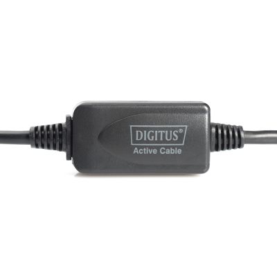 2. DIGITUS DA-73101 Kabel (USB M - USB F; 15 m; schwarz)