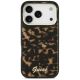 3. Guess IML Script Metal MagSafe Hülle für iPhone 17 Pro – Schwarz und Braun