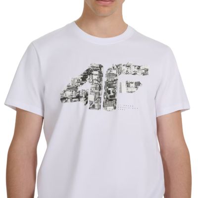 4. T-Shirt 4F M 4FWAW25TTSHM3132 10S