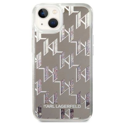 3. Karl Lagerfeld KLHCP14MLMNMS iPhone 14 Plus 6,7" Hardcase Silber / Silber Liquid Glitter Monogram