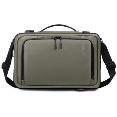 3. Tech-Protect Defender S50 Rucksack für Ryanair & Wizzar, 20 l Laptop, Olivgrün