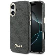 Guess 4G Script MagSafe Hülle für iPhone 17 - Schwarz