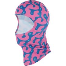 Multifunktionale Kinder-Sturmhaube VIKING Kenai Kids blau-rosa