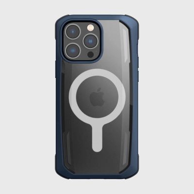 2. Raptic X-Doria Secure Case für iPhone 14 Pro Max mit gepanzerter MagSafe-Hülle blau