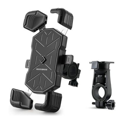 Rockbros HW-117 Lenkerklemm-Handyhalterung – Schwarz und Grau