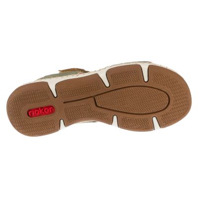 4. Rieker Sandalen 66280-52 Grün 37