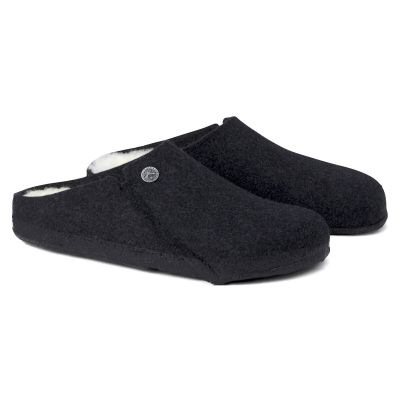 8. Birkenstock Zermatt Anthrazit Wollfilz-Isolierpantoffeln für Damen/Herren, Normalgröße Weit (1015090)