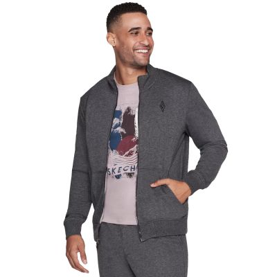 Skechers The Hoodless Hoodie M3JA195-CHAR Grau L