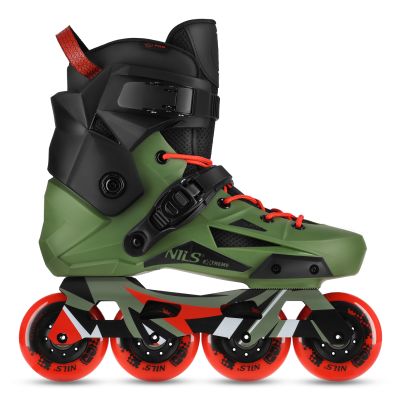 3. NA1601 SLAYD GREEN SLALOM ROLLER SKATES GRÖSSE 38 NILS EXTREME