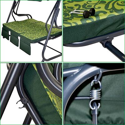 7. 3-Sitzer-Gartenschaukel Lena mit Moskitonetz