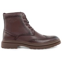 Lee Cooper Herren-Schuhe Chelsea-Stiefeletten elegante braune Lederstiefeletten