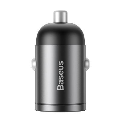 2. Baseus Tiny Star Mini Auto Ladegerät Autoadapter USB 30W Quick Charge 3.0 grau (VCHX-A0G)