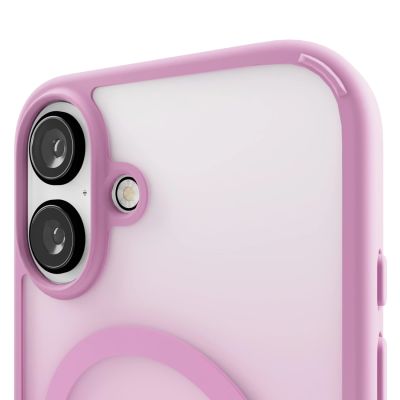 5. Puro Gradient MagSafe Silikonhülle für iPhone 16 – Rosa