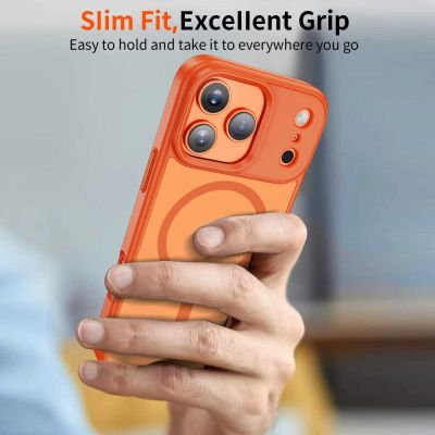 6. Tech-Protect MagMat MagSafe Hülle für iPhone 17 Pro – Orange