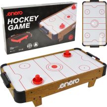 Tischspiel Airhockey 60x32,5x14cm Holz Enero