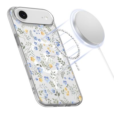 2. Tech-Protect FlexAir MagSafe Hülle für iPhone 17 Air – Gänseblümchen mit Blättern
