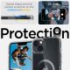 8. Spigen Ultra Hybrid Mag Case mit MagSafe für iPhone 14 Plus – Transparentes Grau