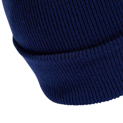 4. adidas New Logo Beanie Cuff Mütze, marineblau KQ6680